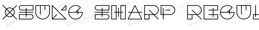 XSung Sharp Regular字体转换